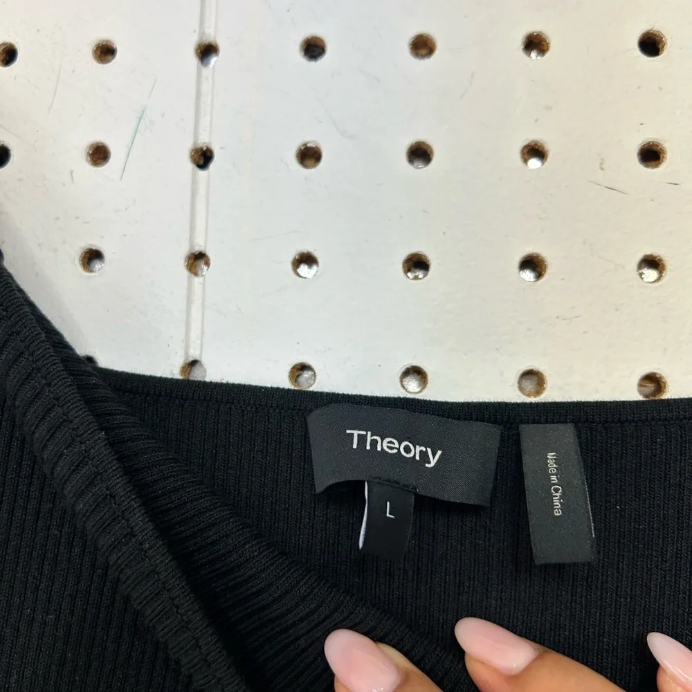 Theory Black Midi Dress